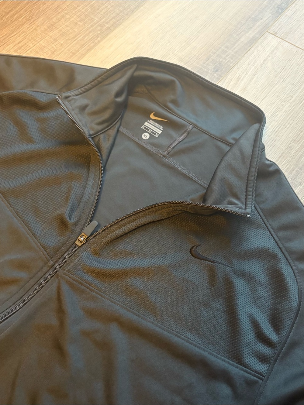 Nike Men's Black Full-Zip Athletic Jacket